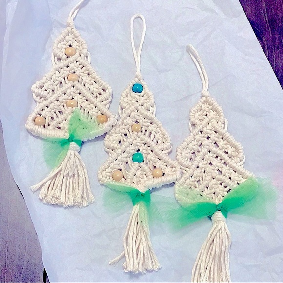 NEW: Soul Embellishment’s Special Edition Holiday 4pc Gift Set Handwoven Macrame - Picture 7 of 15